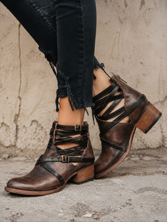 Freebird by Steven Shoes - FREEBIRD Stair Bootie - Size 10